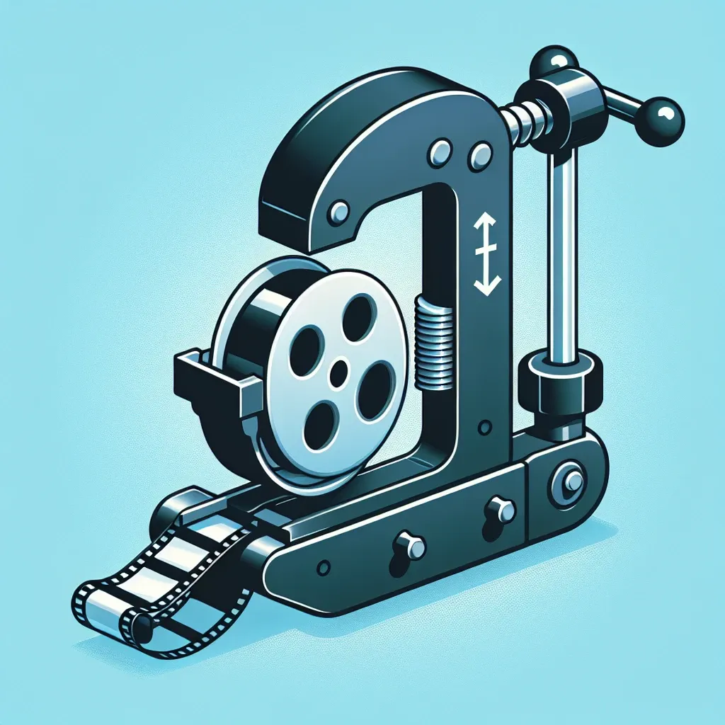 "Infographic illustrating step-by-step methods for compressing videos without losing quality, featuring tools and tips for optimal video resolution and file size reduction."