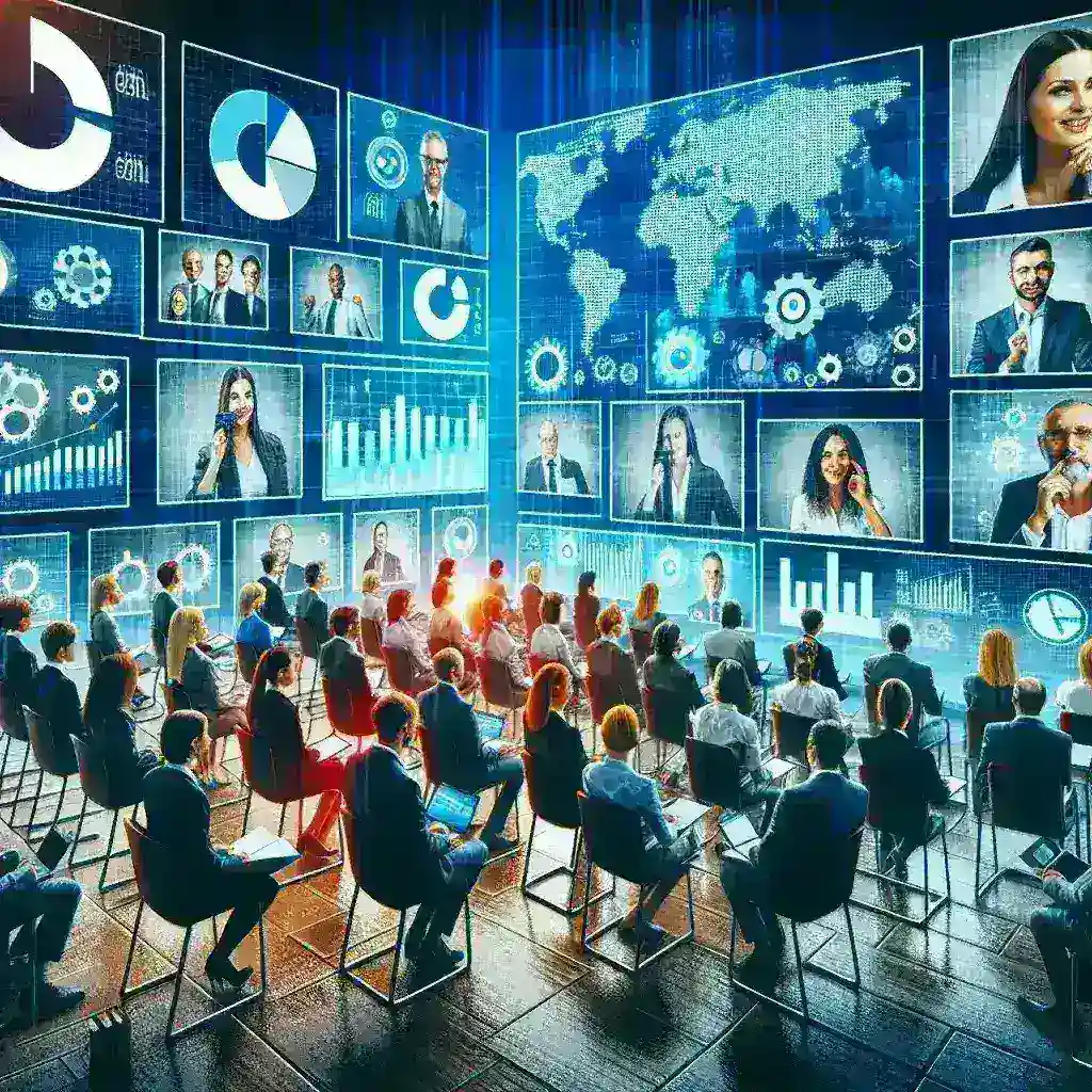 "Video conferencing software interface showcasing multiple participants on a virtual call, illustrating features discussed in the article 'Best Software for Video Conferencing: A Comprehensive Guide'."