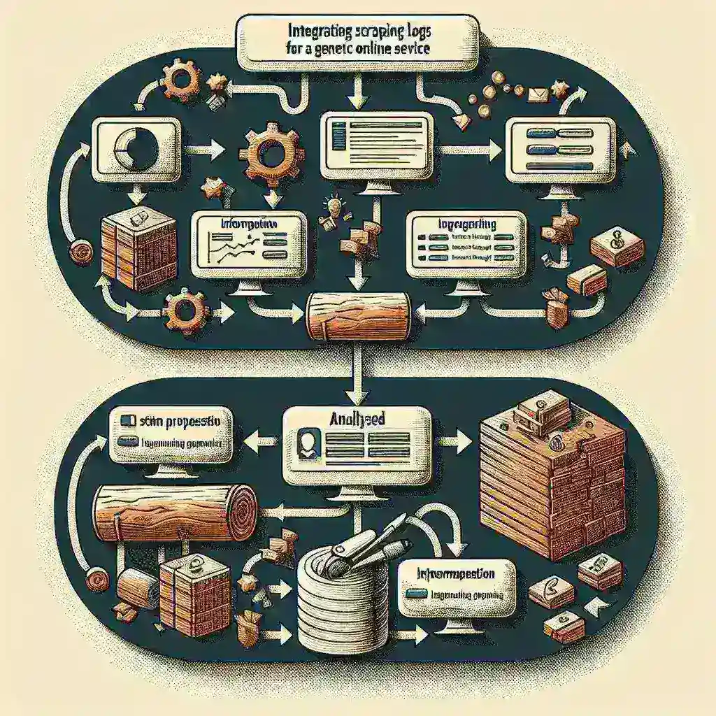 "Screenshot showcasing the integration process of scraping logs with Logtail and Datadog, including configuration settings and data visualization examples, in an informative article titled 'How to Integrate Scraping Logs with Logtail or Datadog: A Complete Guide.'"